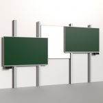 Pylonentafel, 2 Flächen und 1 Projektionsfläche 